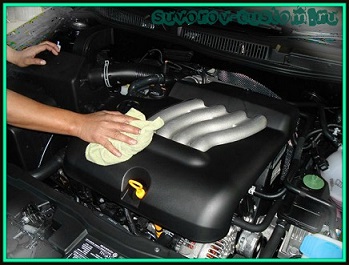 Мойка двигателя 