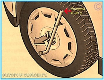 Замена колеса 