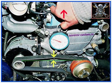 замена ремня генератора