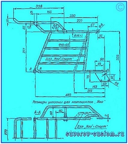 багажник для мотоцикла