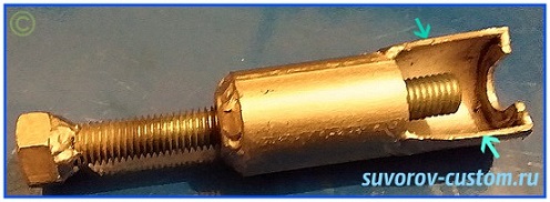 Съёмник для подшипников самодельный