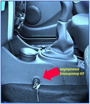 механическое противоугонное устройство