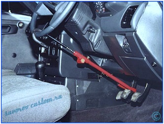 механическое противоугонное устройство