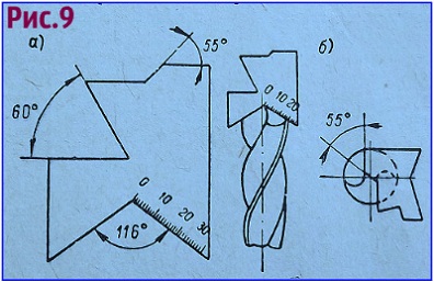 заточка свёрл 